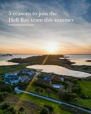 Spend your summer on the Isles of Scilly...

We’re recruiting for seasonal roles at Hell Bay Hotel - a chance to be part of a brilliant island team, build hospitality experience, and make the most of island life when you’re off duty.

Think clear-water swims, beaches on your doorstep, sea views from work, and a summer shared with people you’ll never forget.

Interested? Get in touch to find out more about our summer 2026 opportunities.

🔗 Check the link in our bio to find out more

👫 Tag a friend you'd want to take with you

#HellBayHotel #Bryher #IslesOfScilly #HospitalityJobs #SeasonalWork